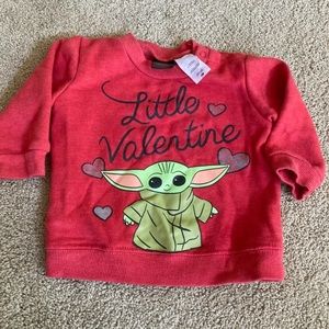 Baby yoda sweatshirt 12 month